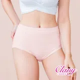 【可蘭霓Clany】 MIT親膚高腰透氣95%棉質 M-2XL內褲 清甜粉 2195-31