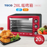 TECO東元YB2011CB 20L電烤箱-紅色