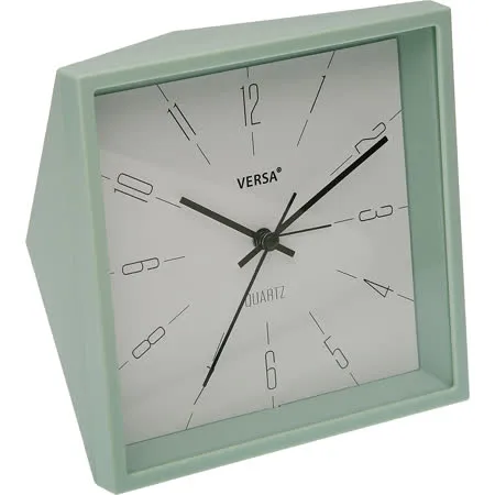 《VERSA》方型桌面鬧鐘(綠) | 時鐘 鬧鐘