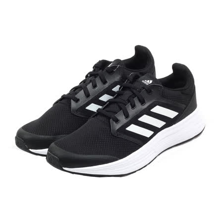 ADIDAS 男 GALAXY 5 休閒緩震慢跑鞋 黑白 - FW5717
