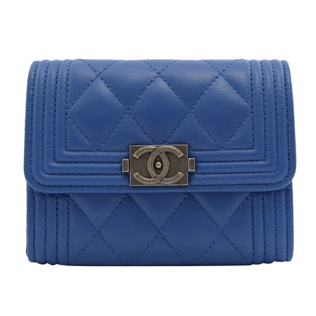 CHANEL 
BOY小羊皮零錢包