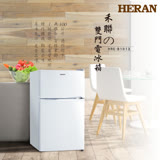 【HERAN 禾聯】100L新一級能效雙門電冰箱 HRE-B1013(含安裝運送)