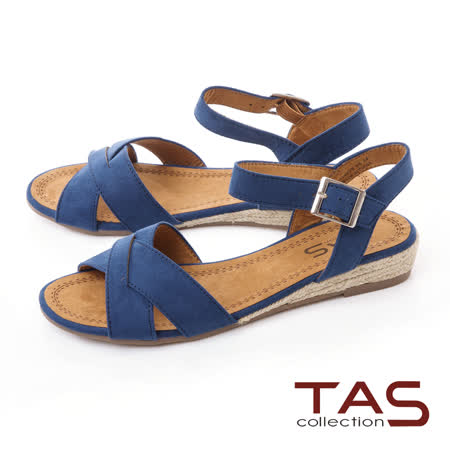 TAS
交叉草編底台涼鞋