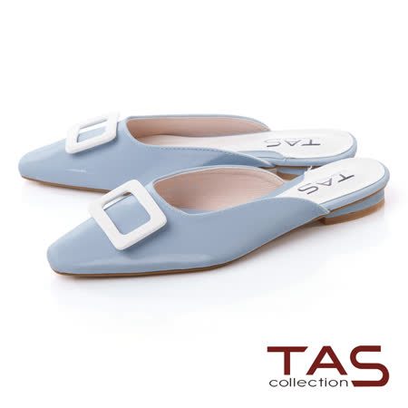 TAS
方型飾釦穆勒鞋