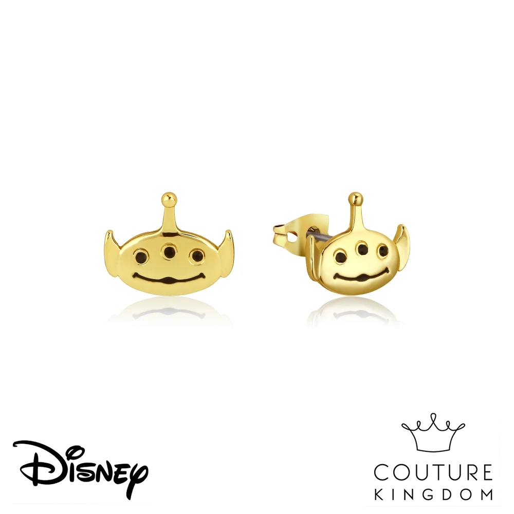 Disney Jewellery 玩具總動員三眼怪鍍14K金耳釘 by Couture Kingdom