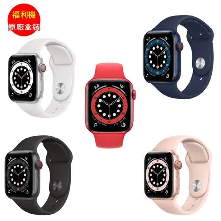 福利品_Apple Watch Series 6 GPS Sport 44mm 運動手錶_九成新