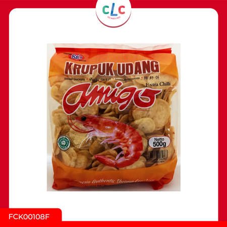 印尼 ALOHA Krupuk Udang Amigo 生蝦餅 500g