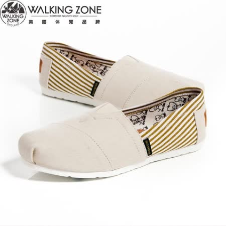 WALKING ZONE
輕巧國民便鞋女鞋-米