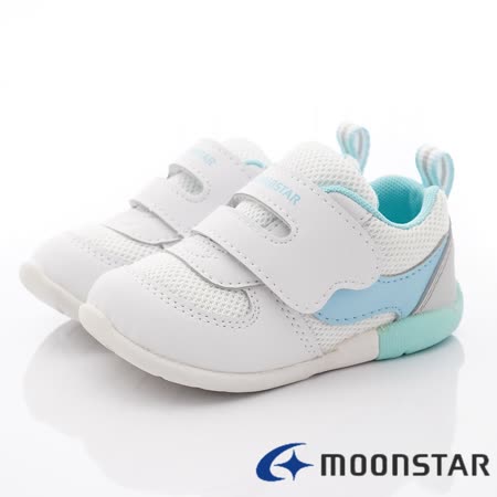 日本Moonstar月星機能童鞋-小白鞋寶寶學步款(MSCNB2481白-13-14.5cm)