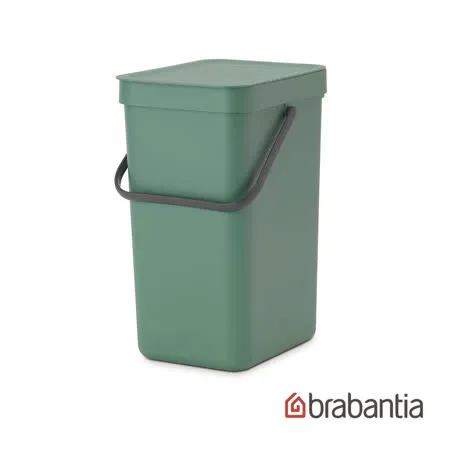 【Brabantia】多功能餐廚置物桶16L-冷衫綠