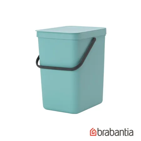 【Brabantia】多功能餐廚置物桶25L-薄荷