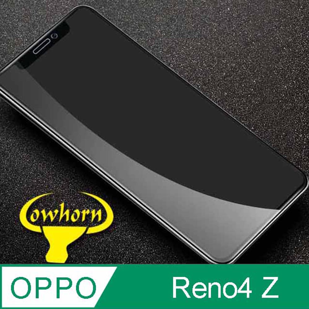 OPPO Reno 4 Z 2.5D曲面滿版 9H防爆鋼化玻璃保護貼 黑色