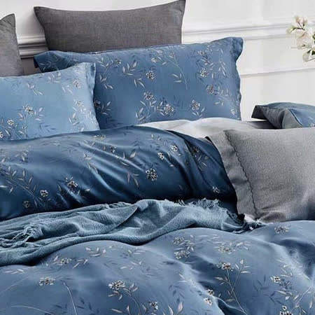 LAMINA 葉知秋 100%天絲枕套床包組 雙人