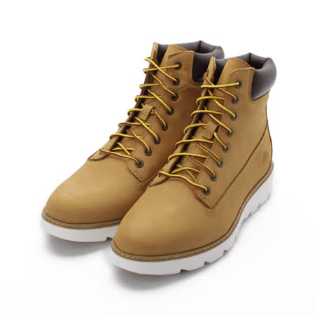 TIMBERLAND 磨砂革休閒中筒靴 黃 A26JB 女鞋