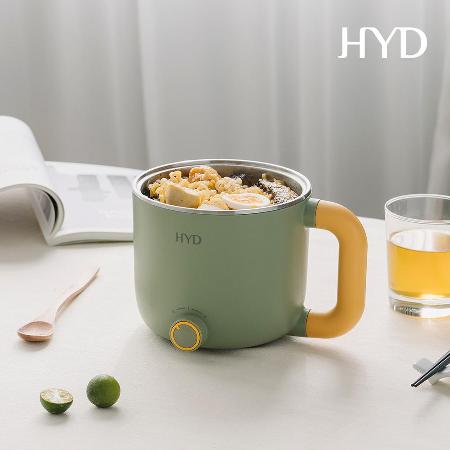 HYD 小食鍋-輕食尚料理快煮鍋(附蒸蛋架) D-522(綠)