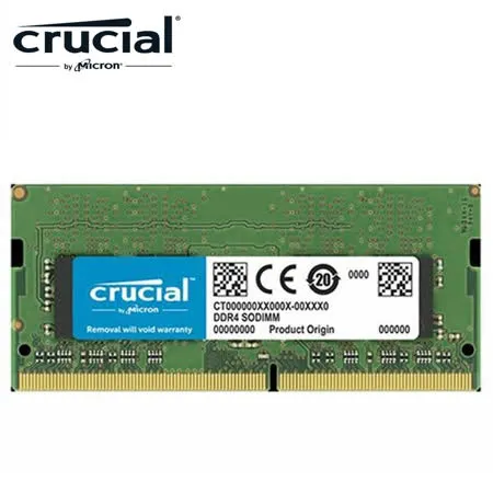 Micron Crucial NB-DDR4 3200/32G筆記型RAM(原生3200/適用第9代CPU以上2R*8)