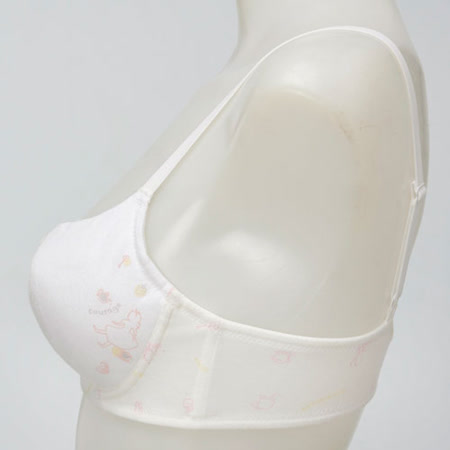 嬪婷-學生系列-有氧牛奶纖維 A-C罩杯少女軟鋼圈內衣(奇幻白) 學生三階段-保濕抑菌親膚-BB2361CR