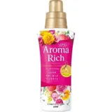 日本進口【LION】新裝上市 Aroma Rich 衣物香氛柔軟精 520ml~Scarlett 面桃紅