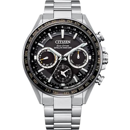 CITIZEN Eco-Drive 星際效應衛星對時腕錶-CC4015-51E