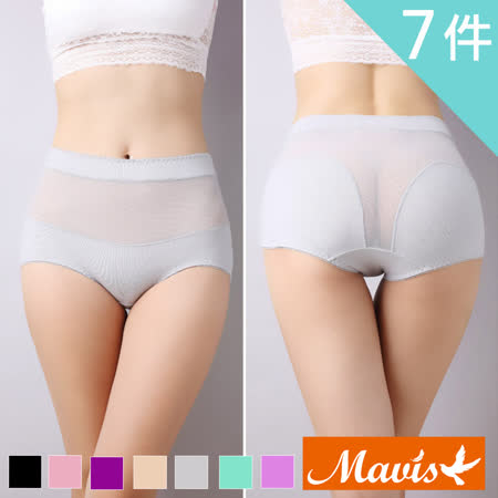 Mavis 瑪薇絲-魔幻透氣鏤空內褲(7件組)