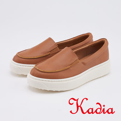 kadia．素面牛皮休閒鞋