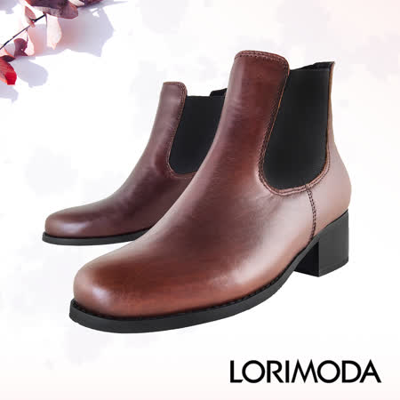LORIMODA
真皮中低跟短靴