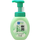 日本【ROHTO】極潤泡沫洗面乳 160ml-薏仁綠