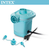 【INTEX】110V家用電動充氣幫浦(充洩二用)-水藍色(58639)