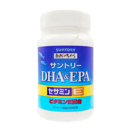SUNTORY魚油 DHA＆EPA+芝麻明E (120顆)