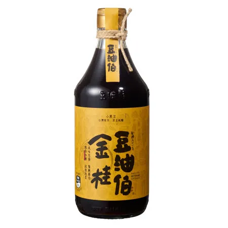 【豆油伯】金桂無添加糖釀造醬油 500ml