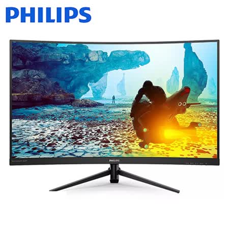 PHILIPS 飛利浦 32型 322M8CZ VA曲面電競螢幕