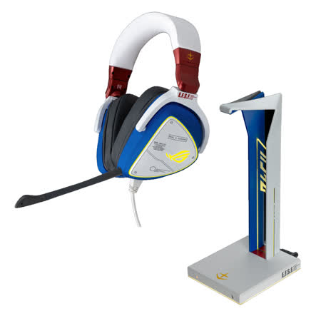 ASUS ROG 鋼彈聯名款
電競耳機+無線充電耳機架