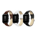 【AdpE】華米Amazfit 米動手錶青春版 經典鱷魚紋真皮替換錶帶(錶帶寬度20mm)