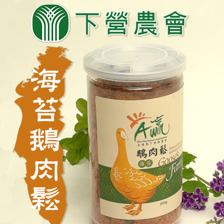 【下營農會】海苔鵝肉鬆-250g-罐 (2罐一組)
