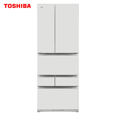 『TOSHIBA』☆  551L一級能六門變頻冰箱 GR-ZP550TFW(含舊機回收+基本安裝)