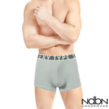 【NdbN】3D立體彈性運動平口褲.男內褲.四角褲-灰綠