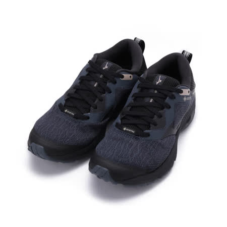 MIZUNO WAVE RIDER GORE-TEX 防潑水越野慢跑鞋 墨黑 J1GD207910 女鞋