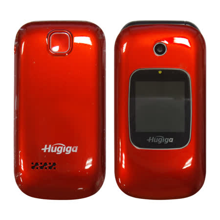 Hugiga A6 輕巧4G摺疊雙螢幕手機/孝親機/老人機/工作機(雙電池+座充)