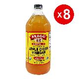 【BRAGG】有機蘋果醋8瓶組(946ml*8瓶)