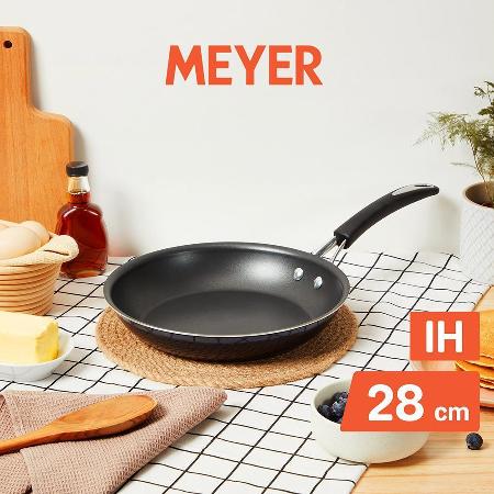 【MEYER 美亞】IH藍寶石導磁不沾鍋28CM 平底鍋