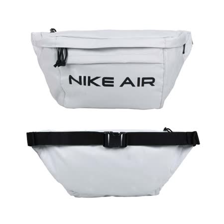 NIKE 大型腰包-臀包 斜背包 側背包 慢跑 單車 自行車 白黑 F