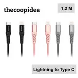 thecoopidea Lightning to Type C 快速充電傳輸線(尼龍編織線材 1.2M)