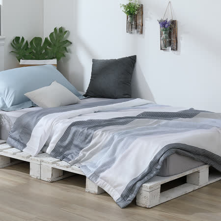 LAMINA 天絲涼被5X6.5尺-時尚先生-藍