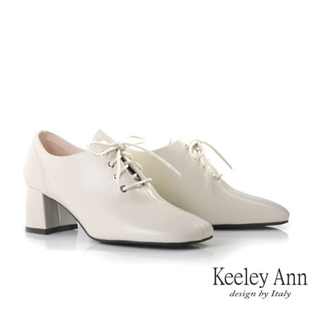 Keeley Ann
柔軟羊皮綁帶方頭跟鞋