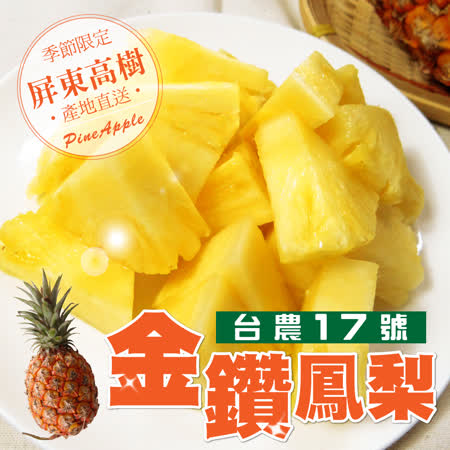 家購網嚴選
屏東金鑽鳳梨4斤