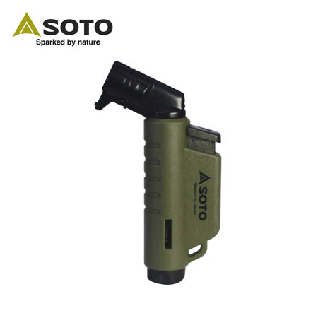 日本SOTO L型填充式掌中點火器 ST-486AG(軍綠)/ST-486CT(狼棕)