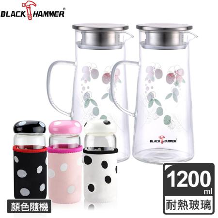 BLACK HAMMER
耐熱玻璃水瓶2入組