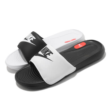 Nike 拖鞋 Victori One Slide 男女鞋 基本款 輕便 簡約 套腳 情侶穿搭 黑 白 DD0228100 DD0228-100