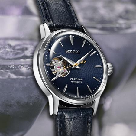 SEIKO精工 PRESAGE 
 調酒師開芯機械腕錶