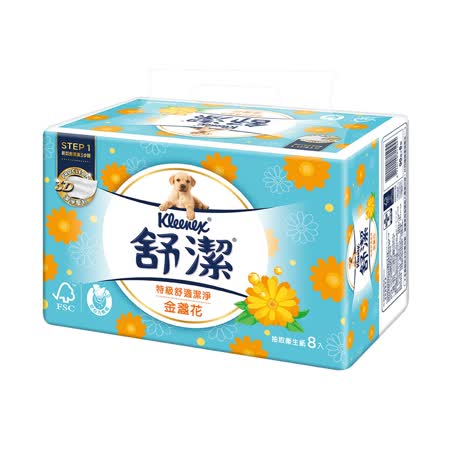 舒潔 特級舒適金盞花
抽取衛生紙(90抽x8包x4串)